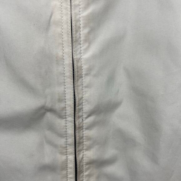 Big Chill Women's Reversible Trench Jacket Navy Cream Sz 8 Spring Coat Full Zip - Picture 7 of 14